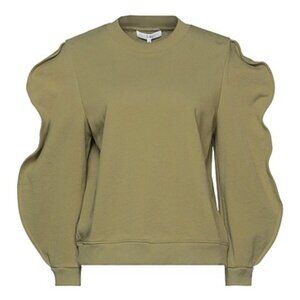 Scallop Sleeve Sweatshirt
